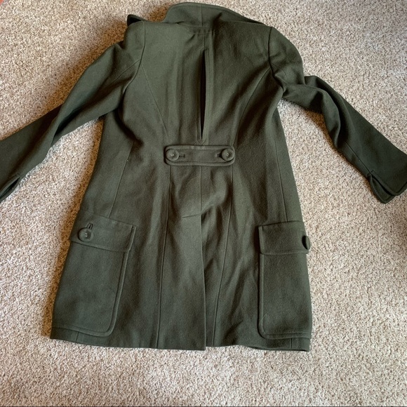 RAG & BONE Wool Fit and Flare Slit Cuff Coat 4 - Picture 3 of 12